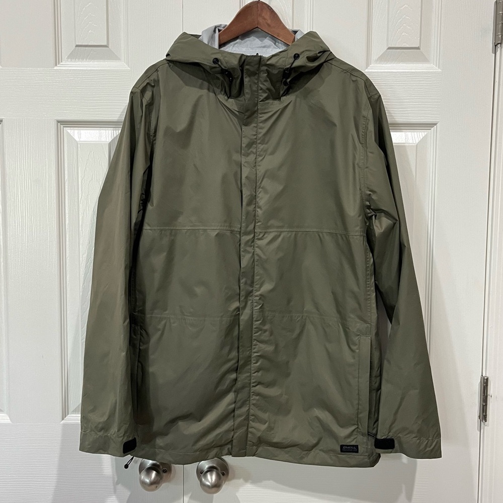 O’Neill Men's TRVLR Series Extend Hooded Windbreaker Rain Jacket Coat Large